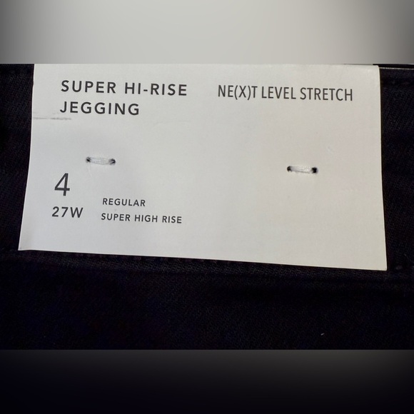 American Eagle Women’s Black Super Hi-Rise Jeggings - Size 4/27” W NWT - Picture 5 of 5